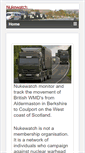 Mobile Screenshot of nukewatch.org.uk