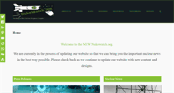 Desktop Screenshot of nukewatch.org